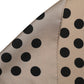 Dolce & Gabbana Beige Black Polka Dot Square Foulard Scarf