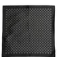 Dolce & Gabbana Black White Patterned Pocket Square Scarf
