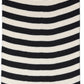 Dolce & Gabbana Black White Stripes Silk Knitted Shawl Scarf