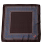 Dolce & Gabbana Maroon Geometric Handkerchief Pocket Scarf