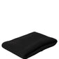 Dolce & Gabbana Men Black Cashmere Knitted Neck Warmer Scarf