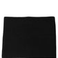 Dolce & Gabbana Men Black Cashmere Knitted Neck Warmer Scarf