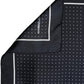 Dolce & Gabbana Blue Silk Polka Dot Handkerchief Pocket Scarf