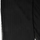 Dolce & Gabbana Black Silk Wool Fringed Men Lace Stole Scarf