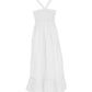 Yes Zee White Linen Casual Dress