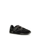 PINKO Black Suede Leather Athletic Sneakers