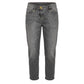 Philipp Plein Grey Cotton Women Jeans