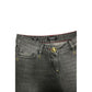 Philipp Plein Grey Cotton Women Jeans