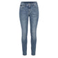 Philipp Plein Blue Cotton Women Jean