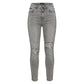 Philipp Plein Grey Cotton Women Pants