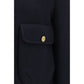 Thom Browne Blue Wool Oves Aries Full-Length Jacket