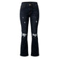 Philipp Plein Blue Cotton Women Jeans