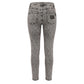 Philipp Plein Grey Cotton Women Jeans