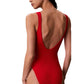 Calvin Klein Jeans Red Polyamide One-Piece Swimsuit