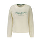 Pepe Jeans White Cotton Blend Women's Sweatshirt