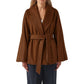 Max Mara Brown Virgin Wool Full-Length Jacket