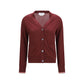 Thom Browne Bordeaux Wool Oves Aries Cardigan