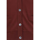Thom Browne Bordeaux Wool Oves Aries Cardigan