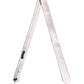 Dolce & Gabbana Men Off White Silk Satin Adjustable Tied Necktie Tie