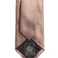 Dolce & Gabbana Men Brown Silk Micro Checked Adjustable Tied Necktie Tie