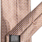 Dolce & Gabbana Men Brown Silk Micro Checked Adjustable Tied Necktie Tie