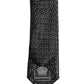 Dolce & Gabbana Men Black Silk Geometric Adjustable Tied Necktie Tie