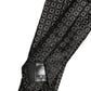 Dolce & Gabbana Men Black Silk Geometric Adjustable Tied Necktie Tie