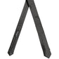 Dolce & Gabbana Men Dark Gray Geometric Silk Adjustable Tied Necktie Tie