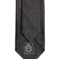 Dolce & Gabbana Men Black Polka Dot Silk Adjustable Tied Necktie Tie