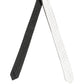 Dolce & Gabbana Black White Geometric Silk Adjustable Tied Necktie Tie
