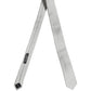 Dolce & Gabbana Men Light Gray Textured Silk Adjustable Tied Necktie Tie