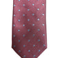 Dolce & Gabbana Men Maroon Silk Polka Dot Adjustable Tied Necktie Tie
