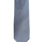 Dolce & Gabbana Men Light Blue Textured Silk Adjustable Tied Necktie Tie