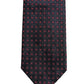 Dolce & Gabbana Men Dark Blue Geometric Silk Adjustable Tied Necktie Tie