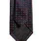 Dolce & Gabbana Men Dark Blue Geometric Silk Adjustable Tied Necktie Tie