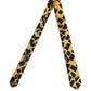 Dolce & Gabbana Yellow Black Abstract Silk Adjustable Tied Necktie Tie