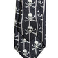 Dolce & Gabbana Men Black Silk Skull Fantasy Adjustable Tied Necktie Tie