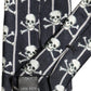 Dolce & Gabbana Men Black Silk Skull Fantasy Adjustable Tied Necktie Tie