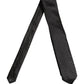 Dolce & Gabbana Men Black Silk Geometric Adjustable Tied Necktie Tie