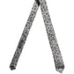 Dolce & Gabbana Men Gray Silk Leaf Pattern Adjustable Tied Necktie Tie