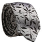 Dolce & Gabbana Men Gray Silk Leaf Pattern Adjustable Tied Necktie Tie