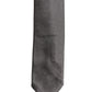 Dolce & Gabbana Black Woven 100% Silk Adjustable Necktie Accessory Tie