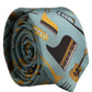 Dolce & Gabbana Light Blue Instruments Adjustable Tied Men Necktie Tie