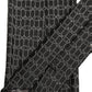 Dolce & Gabbana Dark Gray Silk DG Monogram Adjustable Tied Necktie Tie