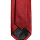 Dolce & Gabbana Red Silk Textured Pattern Adjustable Tied Men Necktie Tie