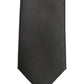 Dolce & Gabbana Black Silk Micro Polka Dot Adjustable Tied Necktie Tie