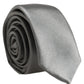Dolce & Gabbana Gray Satin 100% Silk Adjustable Tied Men Necktie Tie