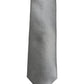 Dolce & Gabbana Gray Satin 100% Silk Adjustable Tied Men Necktie Tie