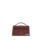 Jacquemus Bordeaux Calf Leather Bos Taurus Handbag
