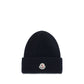 Moncler Blue Wool Oves Aries Beanie